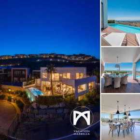 VACATION MARBELLA I Villa Paraiso The View, Infinity Heated Pool, Sea View, 24-7 security, Golf Courses, Estepona